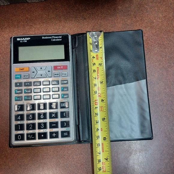 Sharp EL-738 Business/Financial  Calculator - Picture 3 of 13